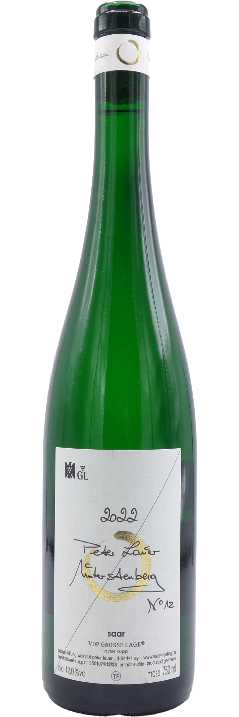 2022 P. Lauer Riesling No. 12 Unterstenberg 750ml